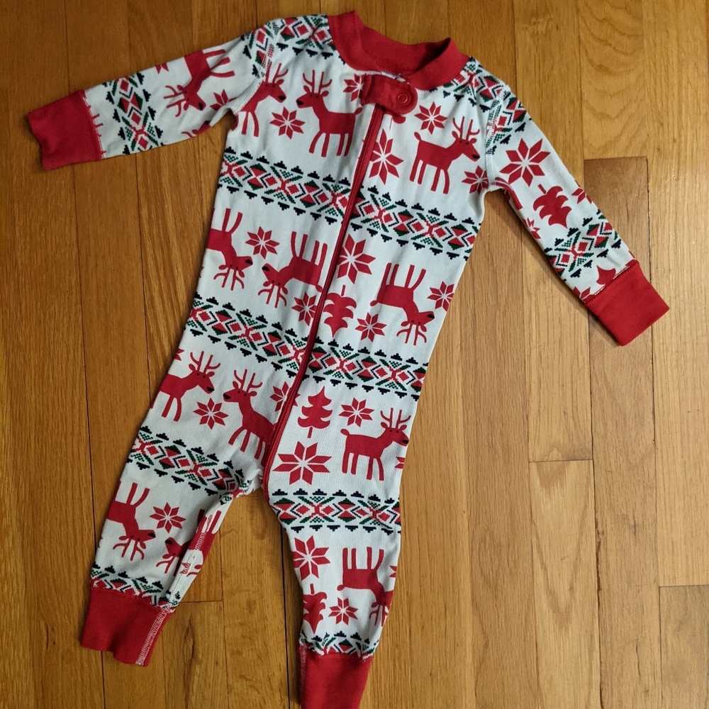 12-18 Month Dear Deer Christmas Pajamas